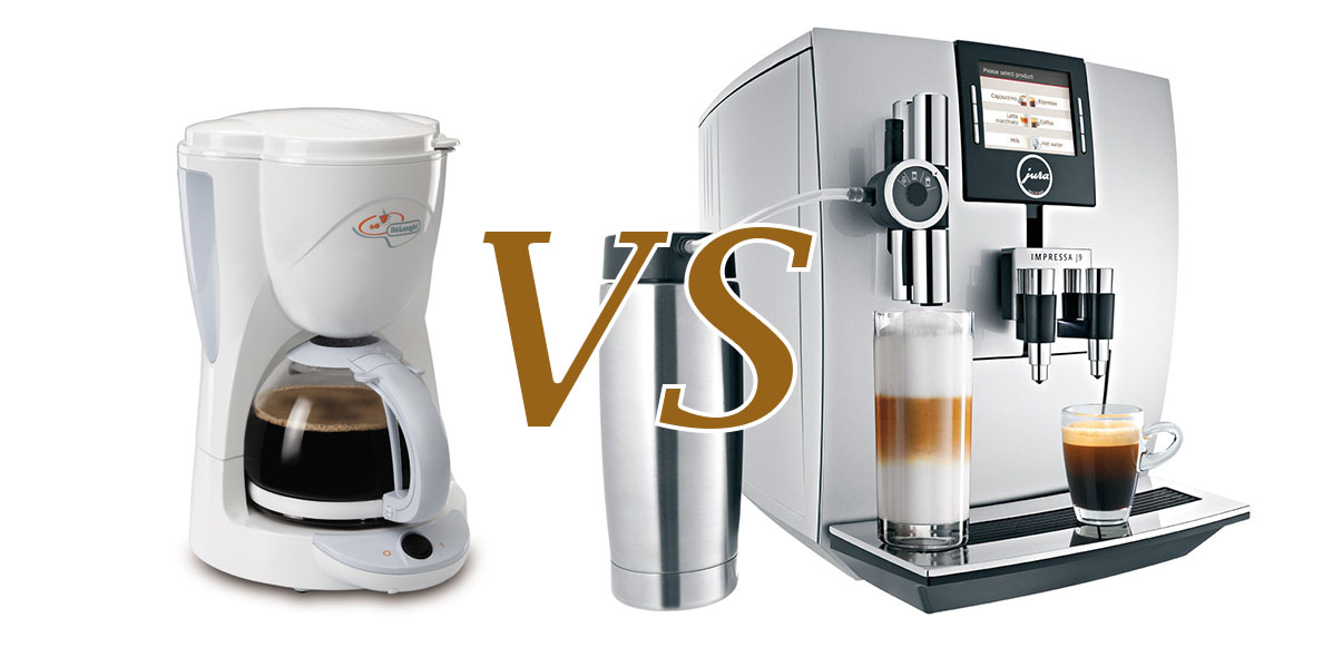 Кофеварка и кофемашина, как работают и в чем их разница?